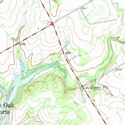 United States Geological Survey Blanton, TX (1966, 24000-Scale) digital map