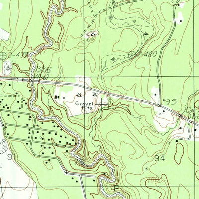 United States Geological Survey Bleakwood, TX (1984, 24000-Scale) digital map