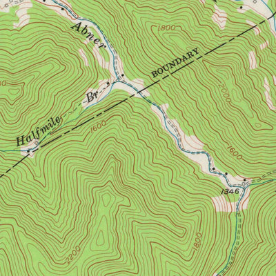 United States Geological Survey Bledsoe, KY (1954, 24000-Scale) digital map