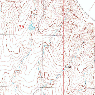 United States Geological Survey Bledsoe Ranch, CO (1979, 24000-Scale) digital map