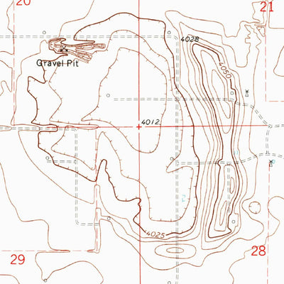 United States Geological Survey Bledsoe SW, NM (1972, 24000-Scale) digital map