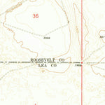 United States Geological Survey Bledsoe, TX-NM (1970, 24000-Scale) digital map