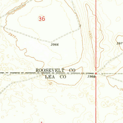 United States Geological Survey Bledsoe, TX-NM (1970, 24000-Scale) digital map