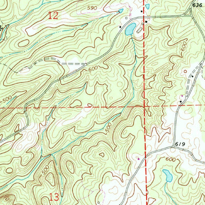 United States Geological Survey Bleecker, AL (1965, 24000-Scale) digital map