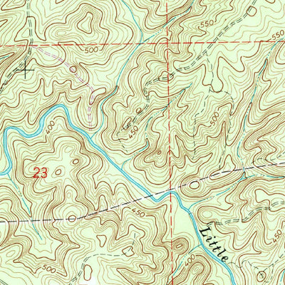United States Geological Survey Bleecker, AL (1965, 24000-Scale) digital map