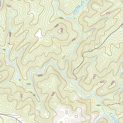 United States Geological Survey Bleecker, AL (2020, 24000-Scale) digital map