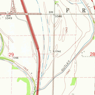United States Geological Survey Blencoe, IA (1970, 24000-Scale) digital map