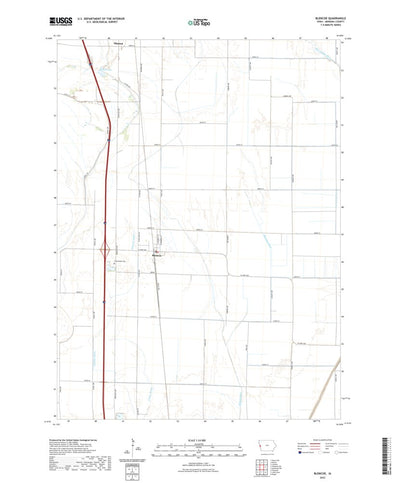 United States Geological Survey Blencoe, IA (2022, 24000-Scale) digital map