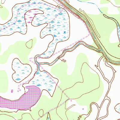 United States Geological Survey Blessing SE, TX (1952, 24000-Scale) digital map