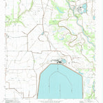 United States Geological Survey Blessing SE, TX (1995, 24000-Scale) digital map