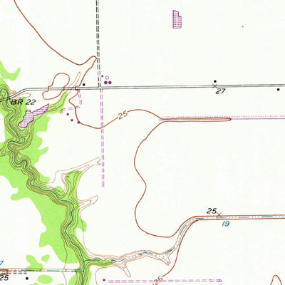 United States Geological Survey Blessing, TX (1952, 24000-Scale) digital map