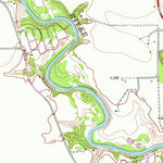 United States Geological Survey Blessing, TX (1952, 24000-Scale) digital map