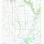 United States Geological Survey Blessing, TX (1972, 24000-Scale) digital map