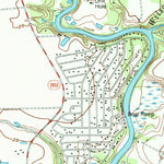 United States Geological Survey Blessing, TX (1995, 24000-Scale) digital map