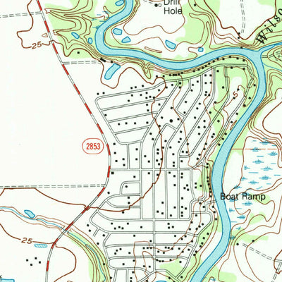 United States Geological Survey Blessing, TX (1995, 24000-Scale) digital map