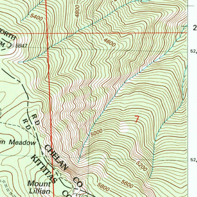 United States Geological Survey Blewett Pass, WA (2003, 24000-Scale) digital map