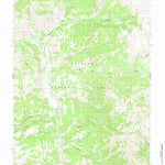 United States Geological Survey Blind Bull Creek, WY (1980, 24000-Scale) digital map