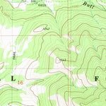 United States Geological Survey Blind Bull Creek, WY (1980, 24000-Scale) digital map