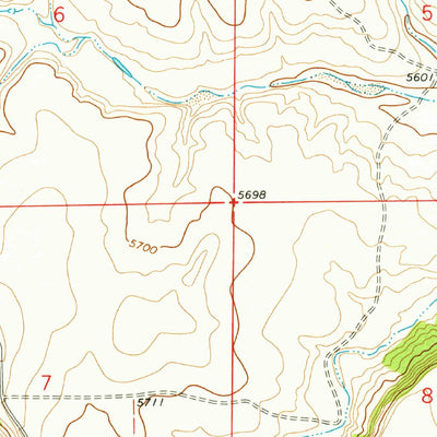 United States Geological Survey Blind Gap, NM (1973, 24000-Scale) digital map