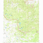United States Geological Survey Blind Lake, UT (1985, 24000-Scale) digital map