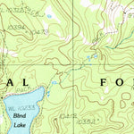 United States Geological Survey Blind Lake, UT (1985, 24000-Scale) digital map