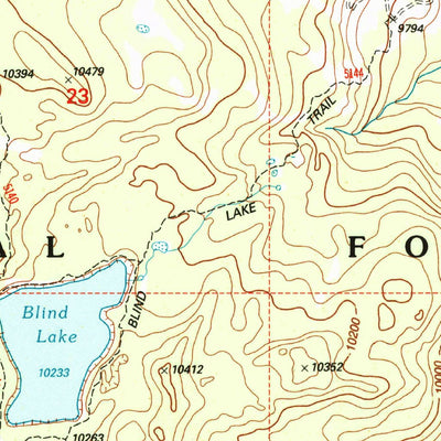 United States Geological Survey Blind Lake, UT (2002, 24000-Scale) digital map