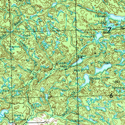 United States Geological Survey Blind River, MI (1961, 250000-Scale) digital map