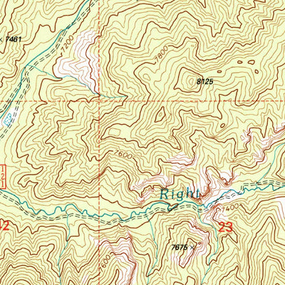 United States Geological Survey Blind Spring Mountain, UT (2002, 24000-Scale) digital map