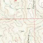 United States Geological Survey Blind Springs, UT (1968, 24000-Scale) digital map