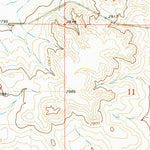 United States Geological Survey Blink Springs, MT (1973, 24000-Scale) digital map