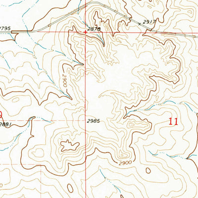 United States Geological Survey Blink Springs, MT (1973, 24000-Scale) digital map
