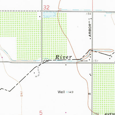 United States Geological Survey Bliss Ranch, CA (1960, 24000-Scale) digital map