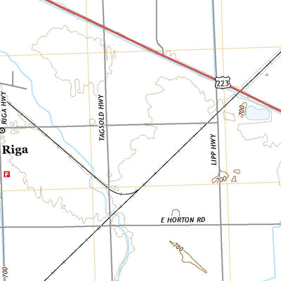 United States Geological Survey Blissfield, MI (2019, 24000-Scale) digital map