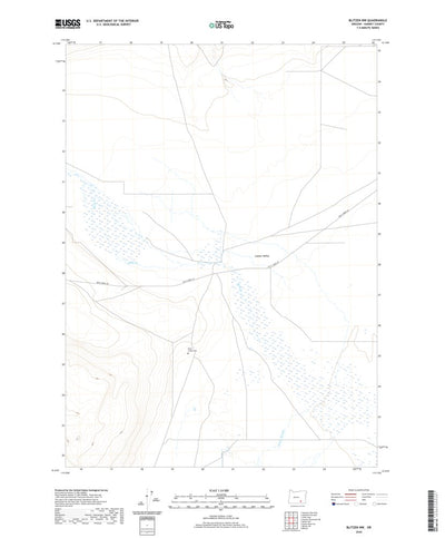 United States Geological Survey Blitzen NW, OR (2020, 24000-Scale) digital map
