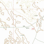 United States Geological Survey Blitzen, OR (1971, 24000-Scale) digital map