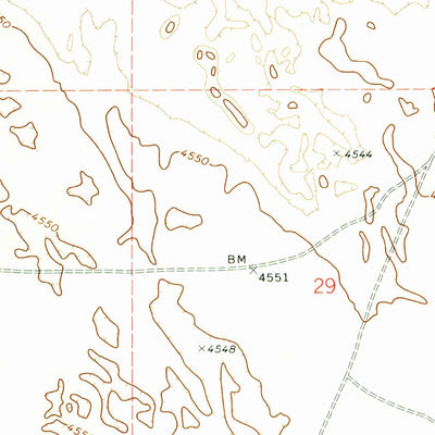 United States Geological Survey Blitzen, OR (1971, 24000-Scale) digital map