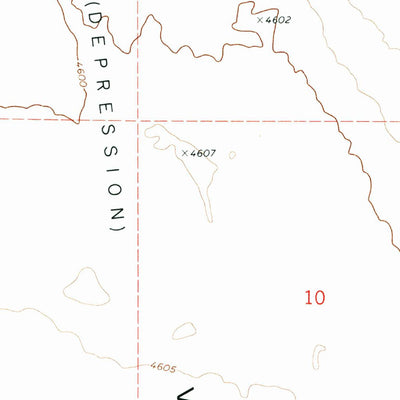 United States Geological Survey Blitzen SW, OR (1971, 24000-Scale) digital map