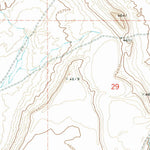 United States Geological Survey Blitzen SW, OR (1971, 24000-Scale) digital map