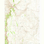 United States Geological Survey Blizzard Gap, OR (1968, 24000-Scale) digital map