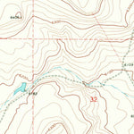 United States Geological Survey Blizzard Gap, OR (1968, 24000-Scale) digital map