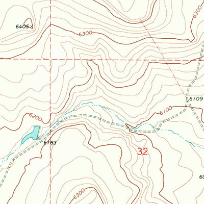 United States Geological Survey Blizzard Gap, OR (1968, 24000-Scale) digital map