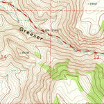 United States Geological Survey Blizzard Gap, OR (1968, 24000-Scale) digital map