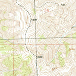 United States Geological Survey Blizzard Mountain North, ID (1991, 24000-Scale) digital map