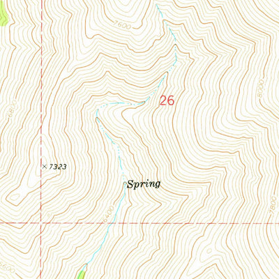 United States Geological Survey Blizzard Mountain South, ID (1972, 24000-Scale) digital map
