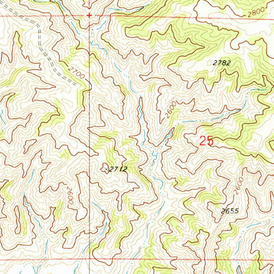 United States Geological Survey Blizzard Reservoir, MT (1971, 24000-Scale) digital map