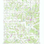 United States Geological Survey Blocher, IN (1968, 24000-Scale) digital map
