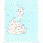 United States Geological Survey Block Island, RI (1957, 24000-Scale) digital map