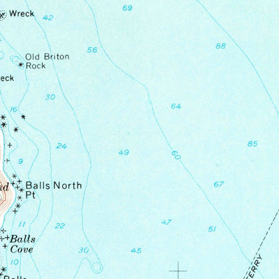 United States Geological Survey Block Island, RI (1957, 24000-Scale) digital map