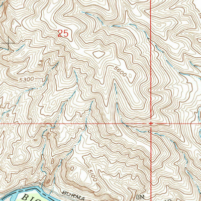 United States Geological Survey Block Mountain, MT (1960, 24000-Scale) digital map