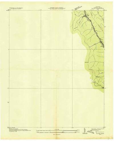 United States Geological Survey Block, TN (1936, 24000-Scale) digital map